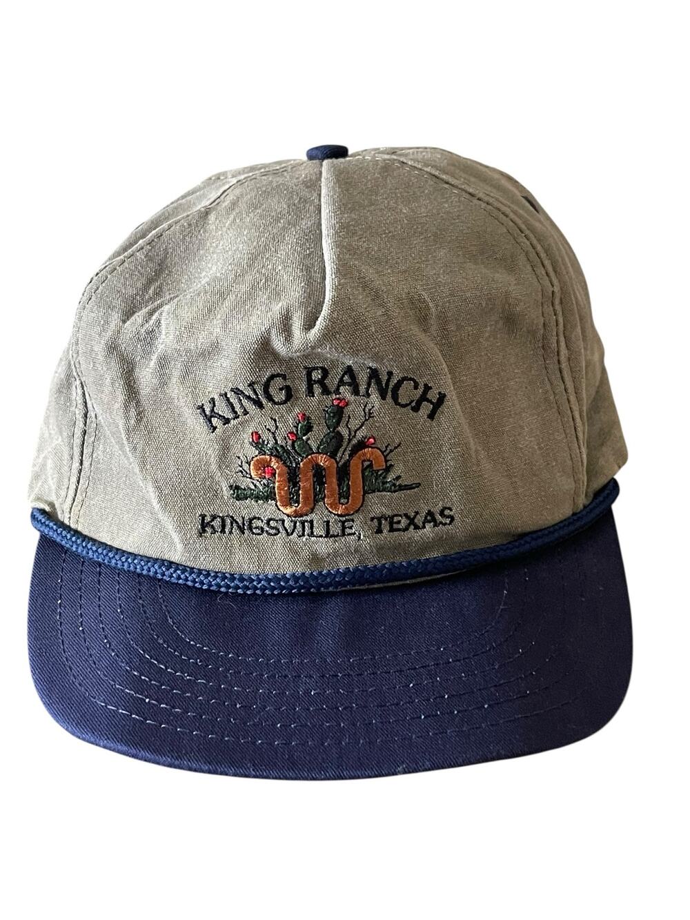 vintage King Ranch branded cap